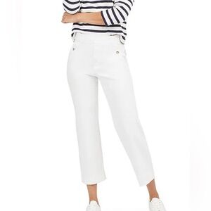 NWT Spanx Stretch Twill Pull On Cropped Pants !  Size Small/Tall